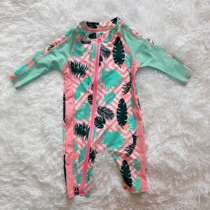 Baby Rash Guard Swimsuit 0–6M One Piece Zip SwimZips UPF